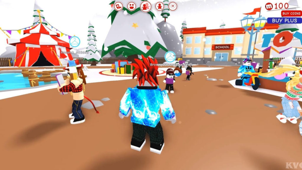 Общение с людьми в Roblox